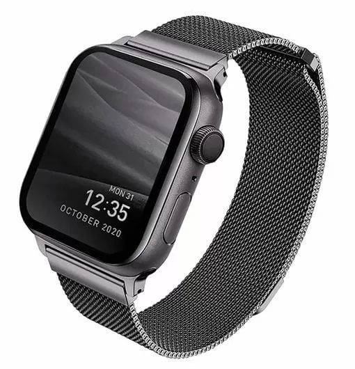 Ремешок Uniq Dante для Apple Watch 49/45/44/42mm, графитовый