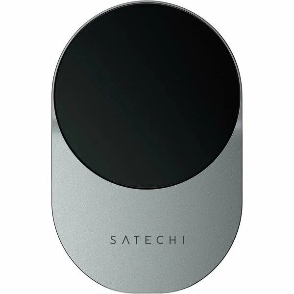 Автомобильное беспроводное зарядное устройство Satechi Qi2, серый